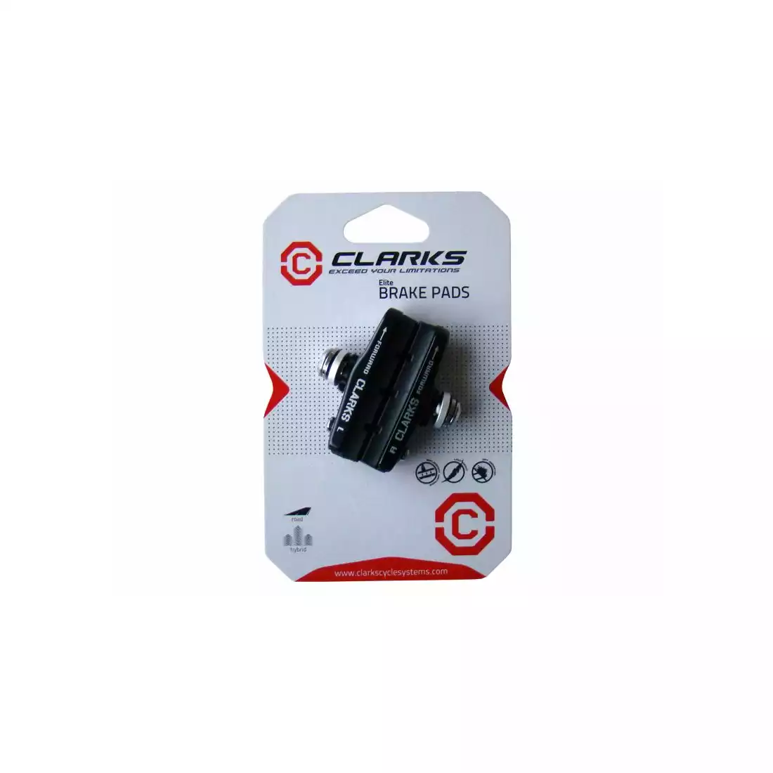 CLARKS CPS459 Silniční brzdové destičky Campagnolo/Shimano 105SC, Ultegra, Dura-Ace