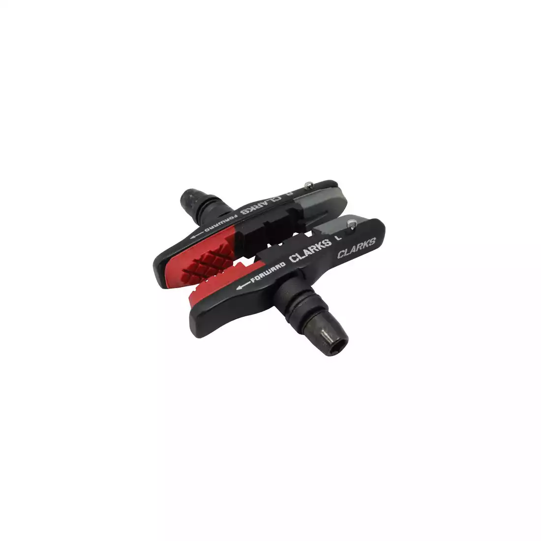 CLARKS CPS513 Brzdové destičky pro brzdy MTB V-brake, červeno-černo-šedé