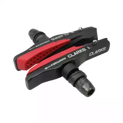 CLARKS CPS959 Brzdové destičky pro brzdy MTB V-brake, červená černá