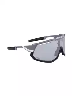 FORCE ATTIC Fotochromatické sportovní brýle, šedé a černé