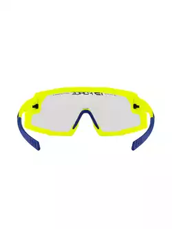 FORCE GRIP Fotochromatické sportovní brýle, fluo