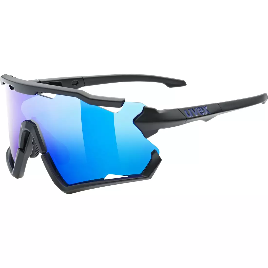 UVEX sportovní brýle Sportstyle 228 mirror blue (S2), černo