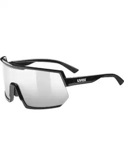 UVEX sportovní brýle Sportstyle 235 mirror silver (S3), Černá 