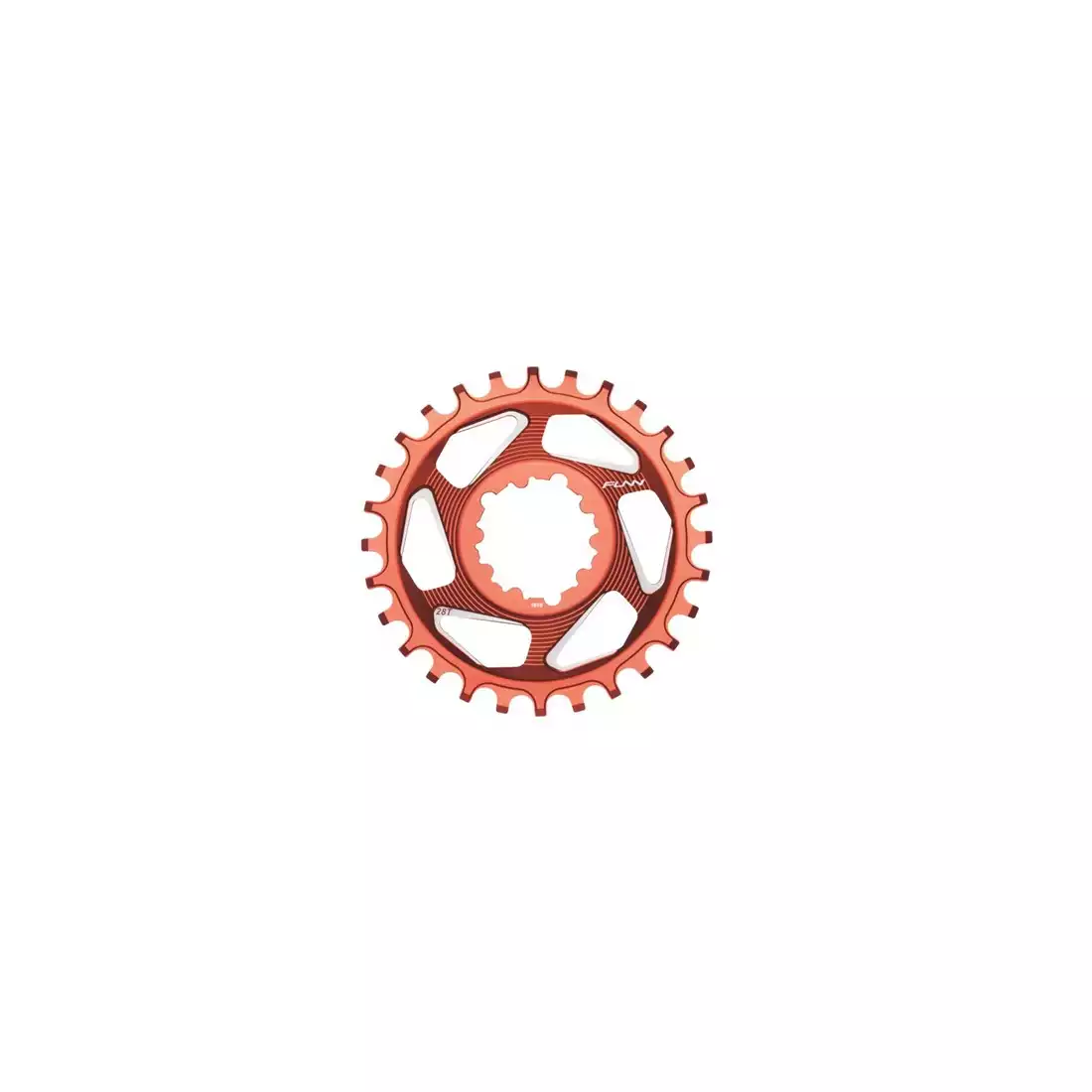 FUNN SOLO DX NARROW-WIDE BOOST 28T červené ozubené kolo pro kliky jízdního kola
