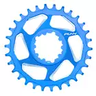 FUNN SOLO DX NARROW-WIDE BOOST 28T modré řetězové kolo pro kliky jízdního kola