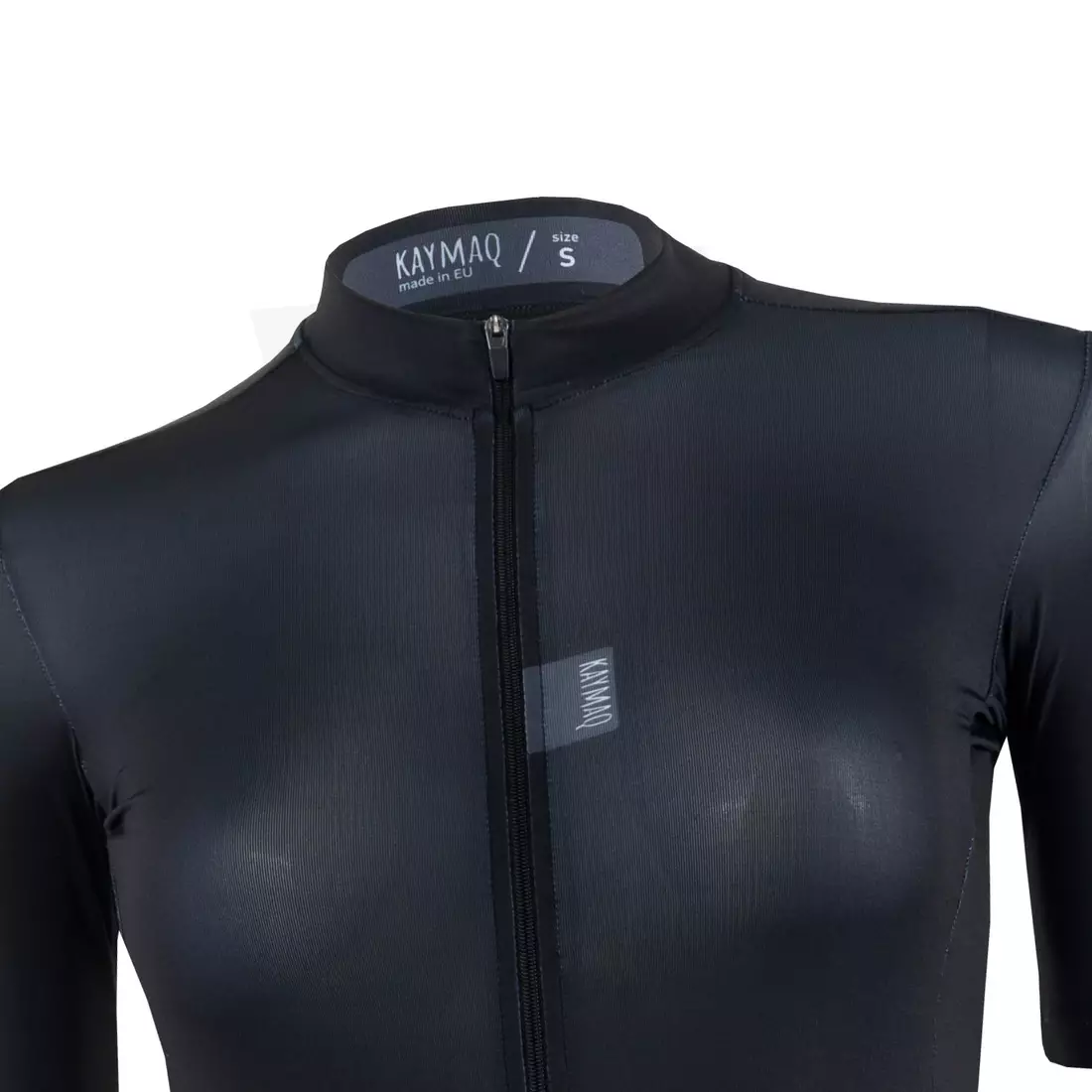 KAYMAQ dámský cyklistické dres krátký rukáv černá KYQ-SS-2001-4