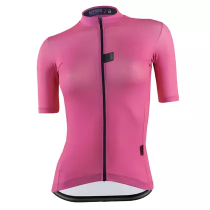 KAYMAQ dámský cyklistické dres krátký rukáv růžová KYQ-SS-2001-2