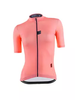 KAYMAQ pánský cyklistický dres s krátkým rukávem, světle růžový KYQ-SS-2001-6