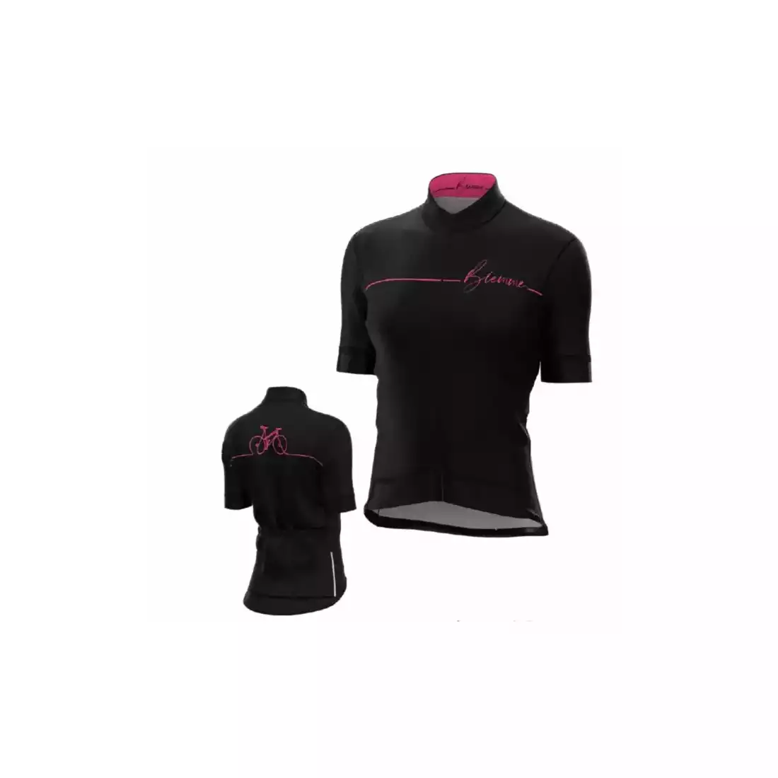 Biemme BIKE dámský cyklistický dres, černá a růžová