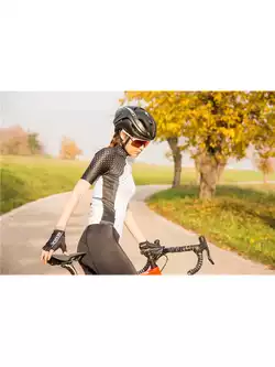 Biemme CROSS dámský cyklistický dres, černý a bílý