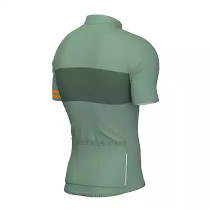 Biemme GRAVEL pánský cyklistický dres, zeleno-oranžová