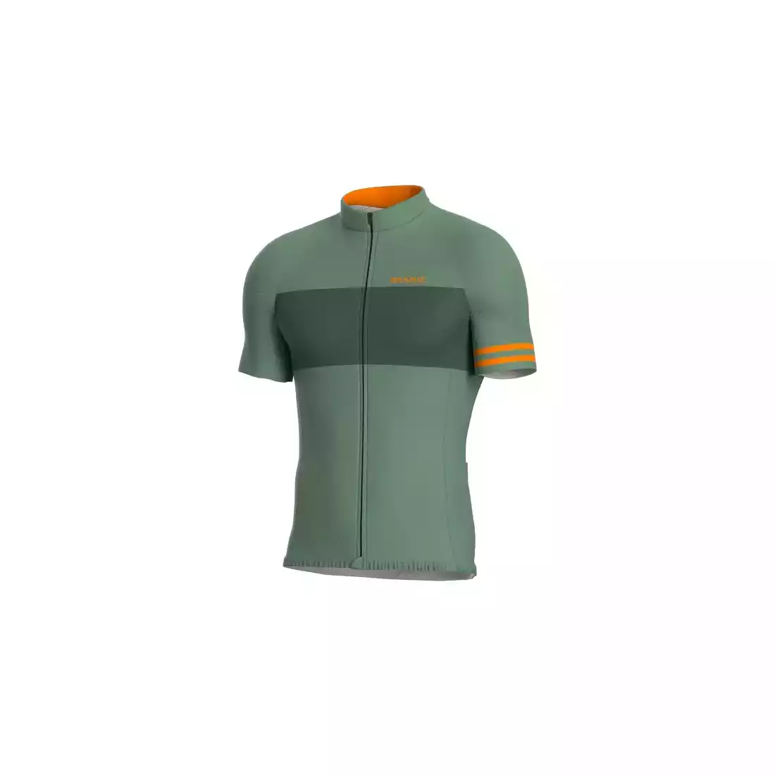 Biemme GRAVEL pánský cyklistický dres, zeleno-oranžová