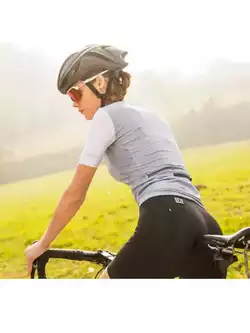 Biemme VINTAGE dámský cyklistický dres, bílá a modrá
