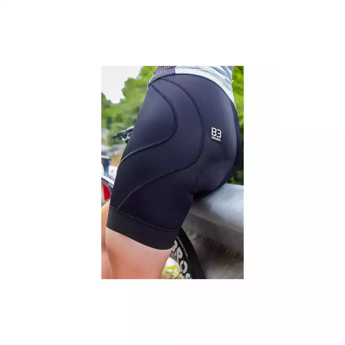Biemme VUELTA 2.0 Lady dámské cyklistické šortky s vsadkou, černá