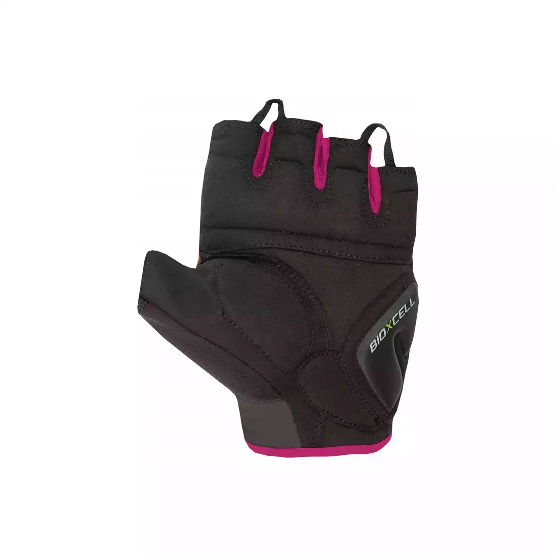 CHIBA BIOXCELL SUPERFLY Cyklistické rukavice, černé a růžové