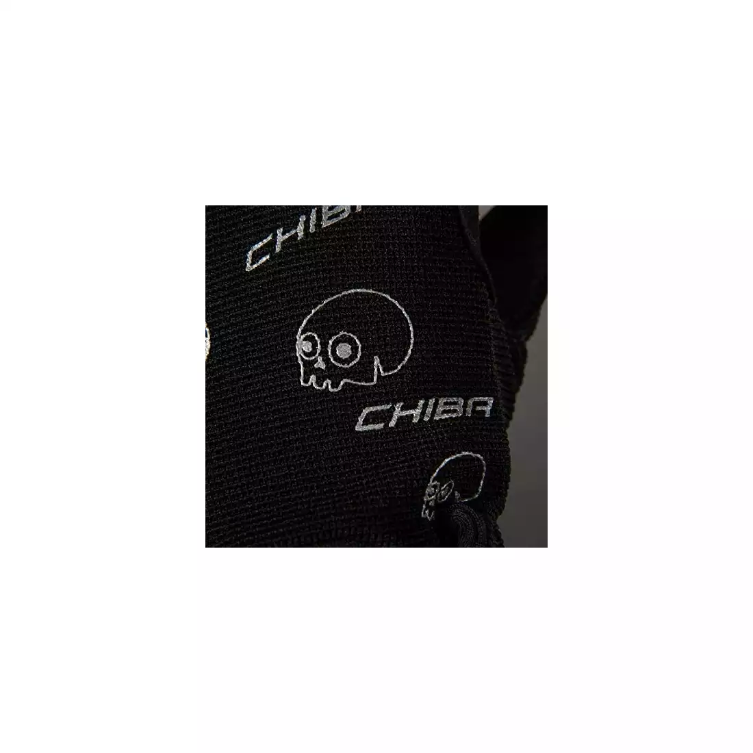 CHIBA BONES juniorské cyklistické rukavice BONES černo-fluor 30576CZ-2