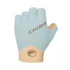 CHIBA cyklistické rukavice ECO GLOVE PRO modrá 3020522N-2