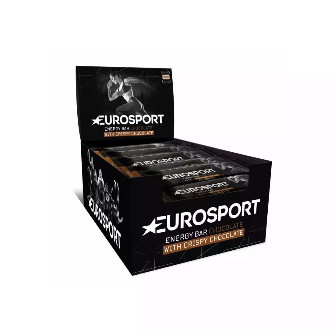 EUROSPORT Čokoládová energetická tyčinka 45g 20 kusů