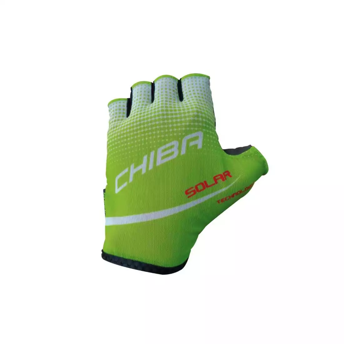CHIBA SOLAR Cyklistické rukavice, zelená