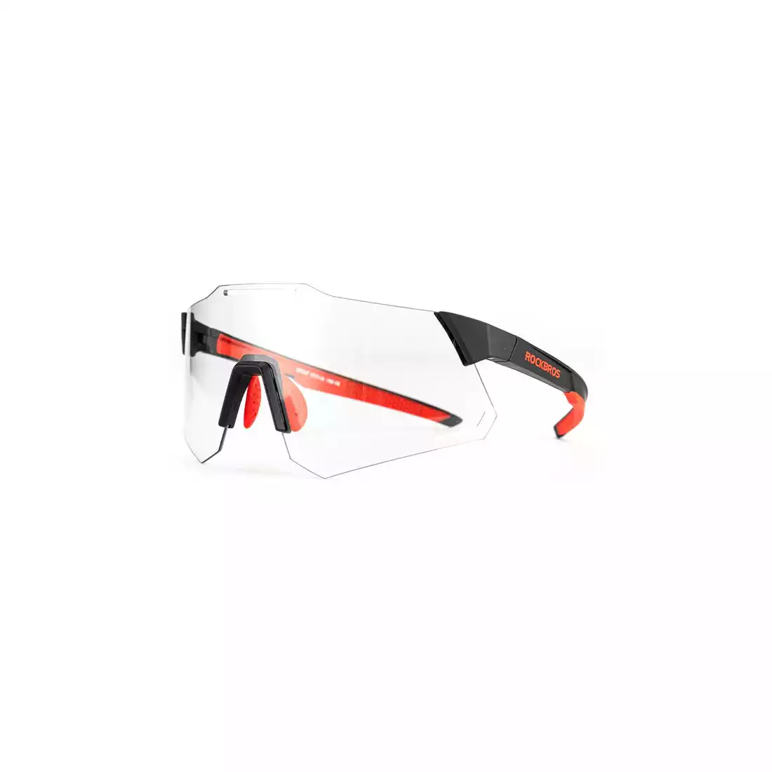 Rockbros 14110001002 sportovní brýle s fotochromatickou + korekční vložkou černá a červená