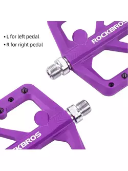 Rockbros nylon fialový 2021-12ARD platform pedals
