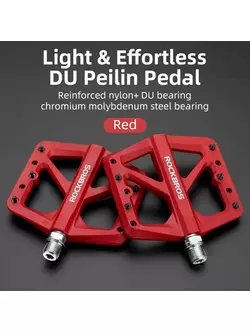 Rockbros nylon red M906-RD platform pedals