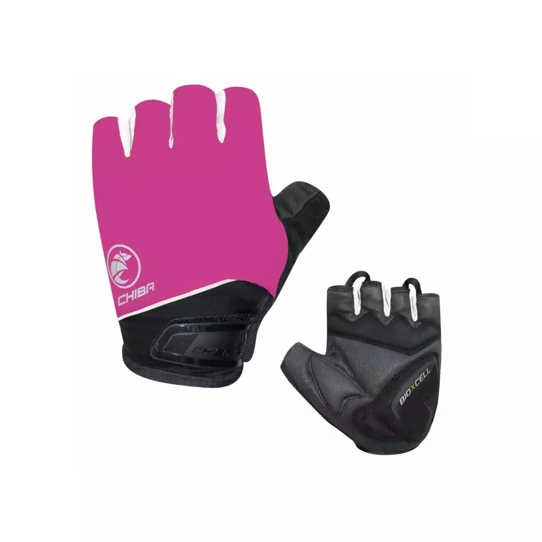 CHIBA dámské cyklistické rukavice BIOXCELL LADY, růžový
