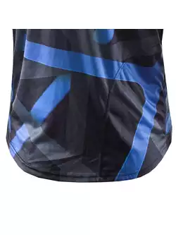 KAYMAQ DESIGN M36 Pánský ležérní cyklistický dres s dlouhým rukávem MTB/enduro, Modrý