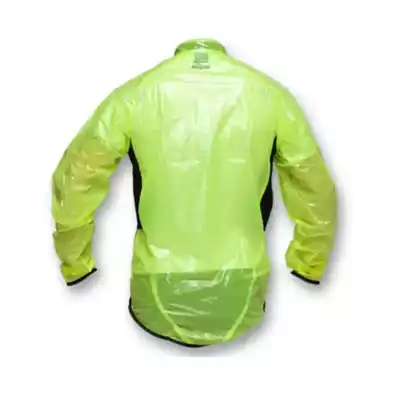Rogelli pánská cyklistická bunda, odolná proti dešti CROTONE DRYTEK, žlutá