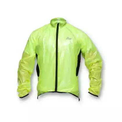 Rogelli pánská cyklistická bunda, odolná proti dešti CROTONE DRYTEK, žlutá