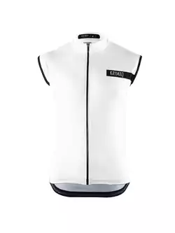 KAYMAQ SLEEVELESS pánský cyklistický dres bez rukávů 01.217, bílý