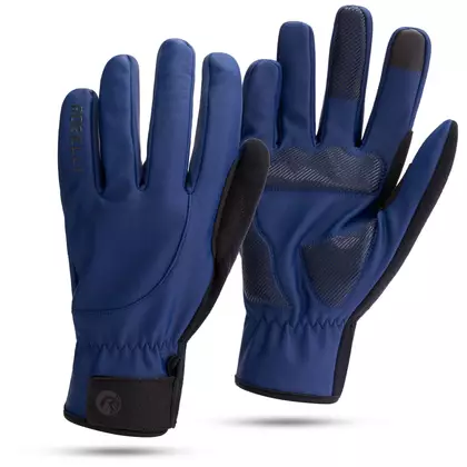 ROGELLI CORE zimní cyklistické rukavice, tmavě modrá