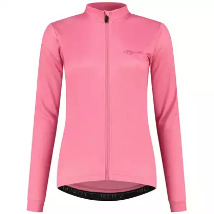 Rogelli CORE dámský cyklistický dres s dlouhým rukávem, růžový