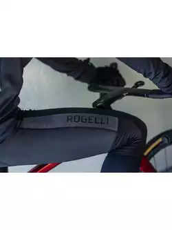 Rogelli DEEP WINTER pánské zateplené cyklistické kalhoty se šlemi, černá