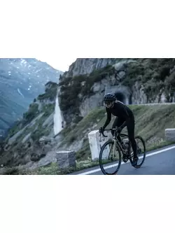 Rogelli DISTANCE dámská zateplená cyklistická bunda černá