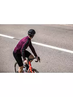 Rogelli EXPLORE pánský cyklistický dres vínové barvy