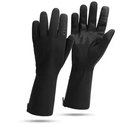 Rogelli PRIME zimní cyklistické rukavice, černá