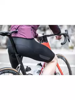 Rogelli THERMAL DWR pánské cyklistické šortky se šlemi, teplý, černá