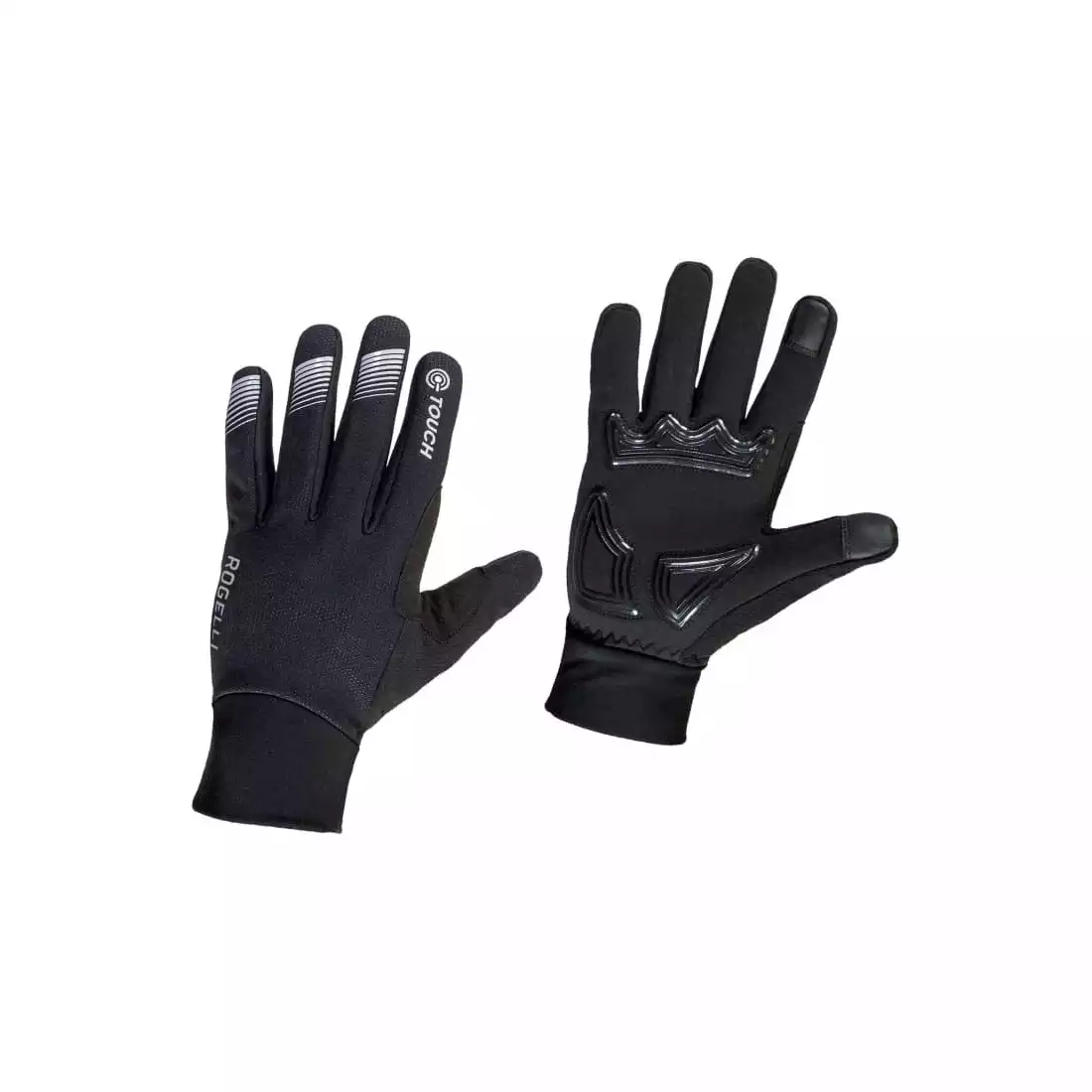 Rogelli TOCCA zimní cyklistické rukavice, černá