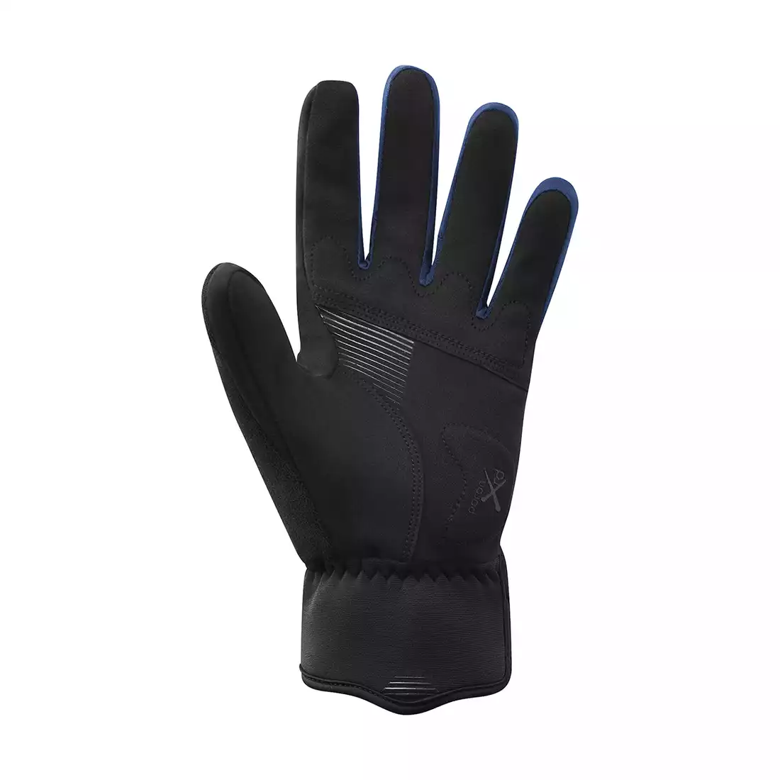 SHIMANO Zimní cyklistické rukavice Infinium Insulated ECWGLBWUS35MN0104 černá a modrá