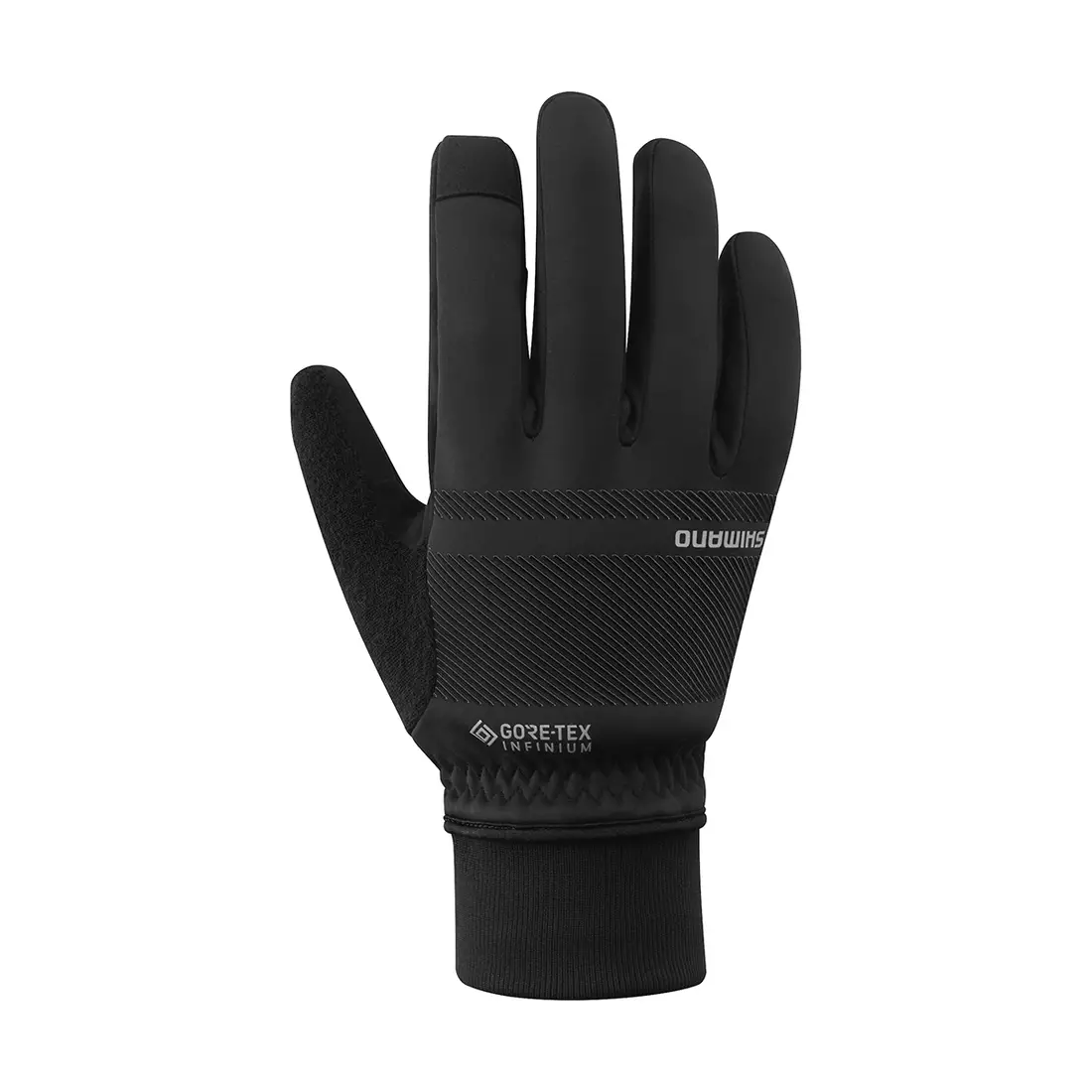 SHIMANO Zimní cyklistické rukavice Infinium Primaloft ECWGLBWUS25ML0105 černý