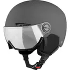 ALPINA ARBER VISOR Q-LITE lyžařská/snowboardová helma, matně šedá