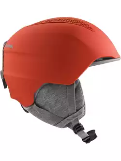 ALPINA GRAND JUNIOR dětská lyžařská helma oranžová podložka