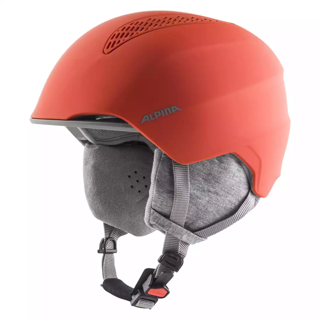 ALPINA GRAND JUNIOR dětská lyžařská helma oranžová podložka