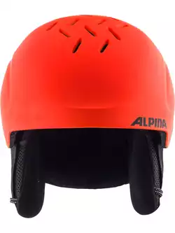 ALPINA PIZI dětská lyžařská/snowboardová helma, neon-orange matt