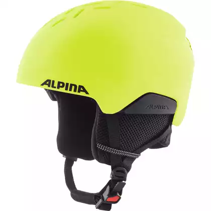 ALPINA PIZI lyžařská/snowboardová helma, neon-yellow matt