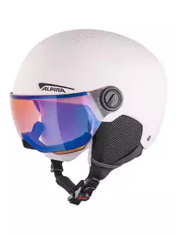 ALPINA ZUPO VISOR Q-LITE 2023 dětská lyžařská helma růžová podložka