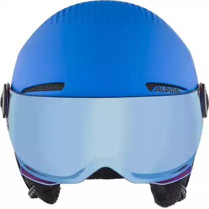 ALPINA ZUPO VISOR Q-LITE 2023 dětská lyžařská helma modrá mat