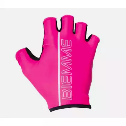 BIEMME CRONO dámské letní cyklistické rukavice růžový