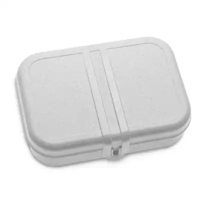 Koziol Pascal L organic lunchbox s oddělovačem, šedá